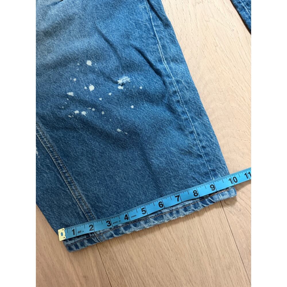 We The Free Good Luck Mid Rise Barrel Leg Jeans Size 28 - Picture 10 of 15